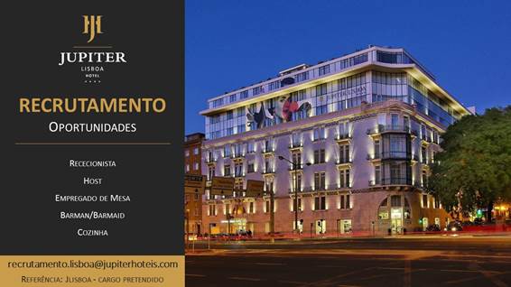 Recrutamento | Jupiter Lisboa Hotel